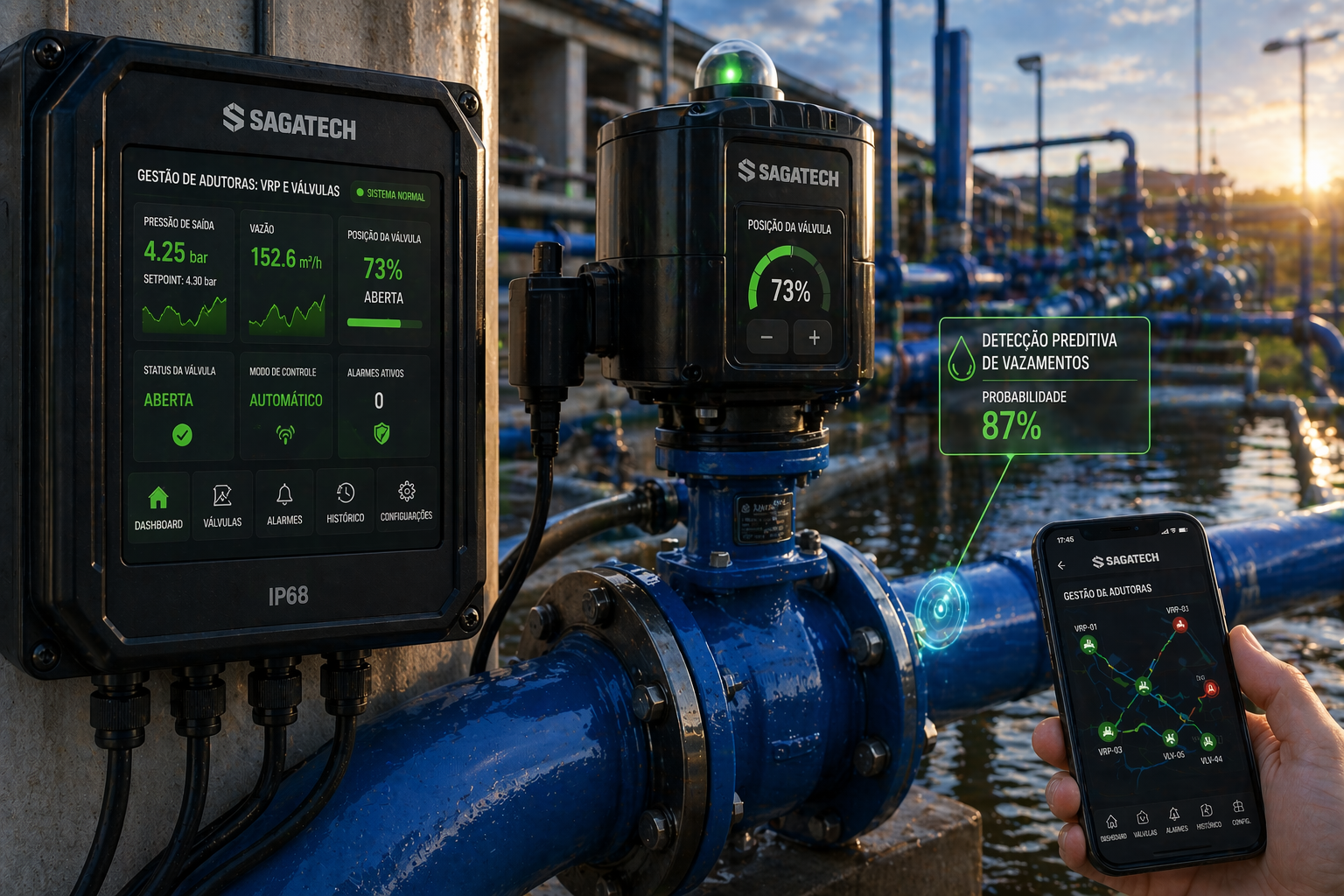 Gestao de Adutoras: VRP e Valvulas