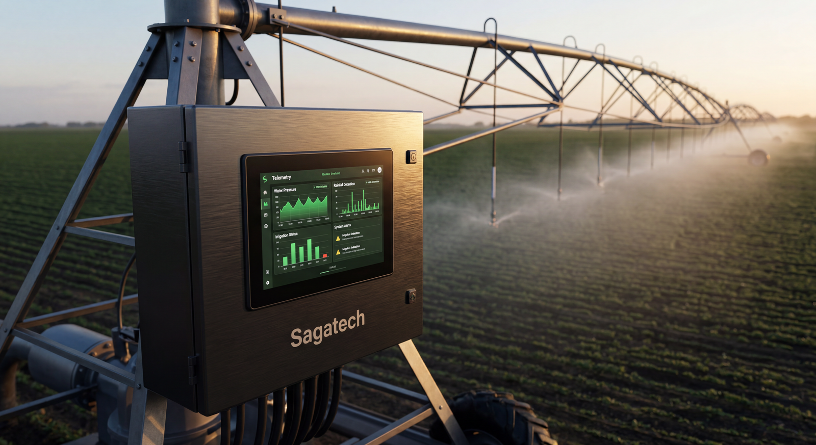 Controle de Pivô e Casa de Bombas